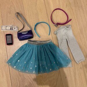 American Girl Doll Sparkle and Shine Accessories Set Truly Me